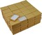 3" x 2" x 1" Kraft Paper Cotton Filled Jewelry Gift Box #32 (Case of 100)
